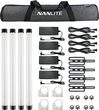 Nanlite NL PTII15X K4 Quad Kit with Battery
