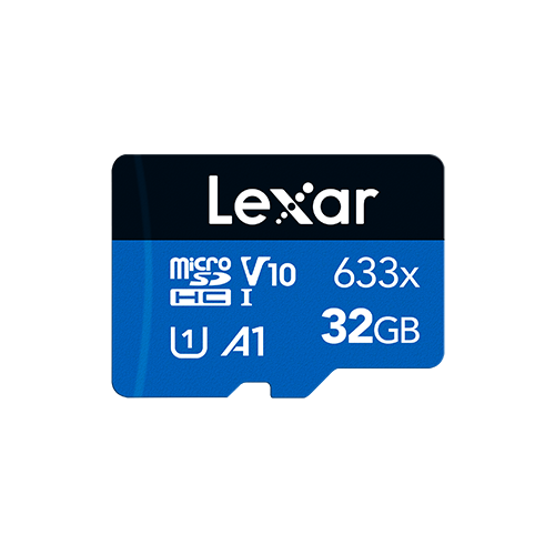 Lexar High Performance microSDHC 32GB 633x V10 UHS-I BLUE Series + adapter