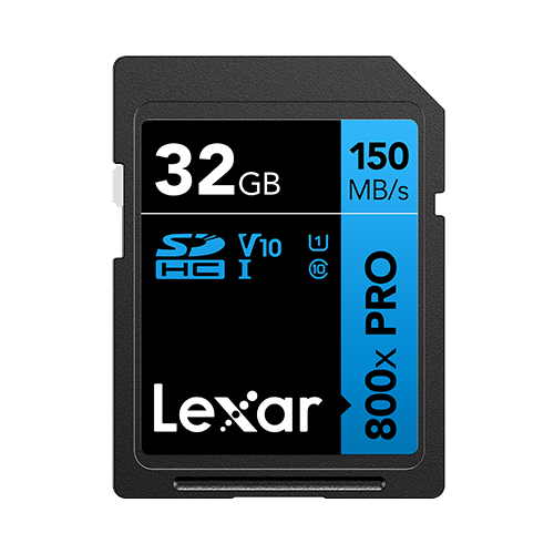 Lexar High Performance SDXC 256GB 800x PRO UHS-I V30 BLUE Series