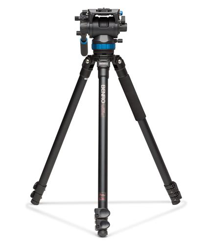 Benro A373FS8 Aluminum Video Tripod