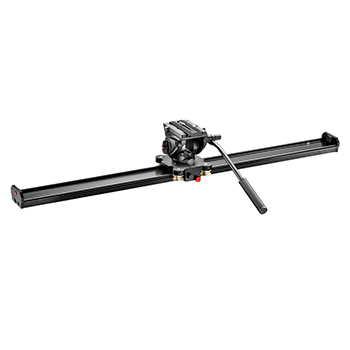 Manfrotto Camera Slider 100cm with MVH500AH Fluid Head