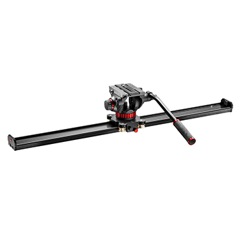 Manfrotto Camera Slider 100cm with MVH502AH Fluid Head