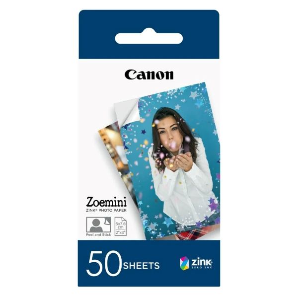 Canon Zink Photo Paper 2x3 - 50 Sheets