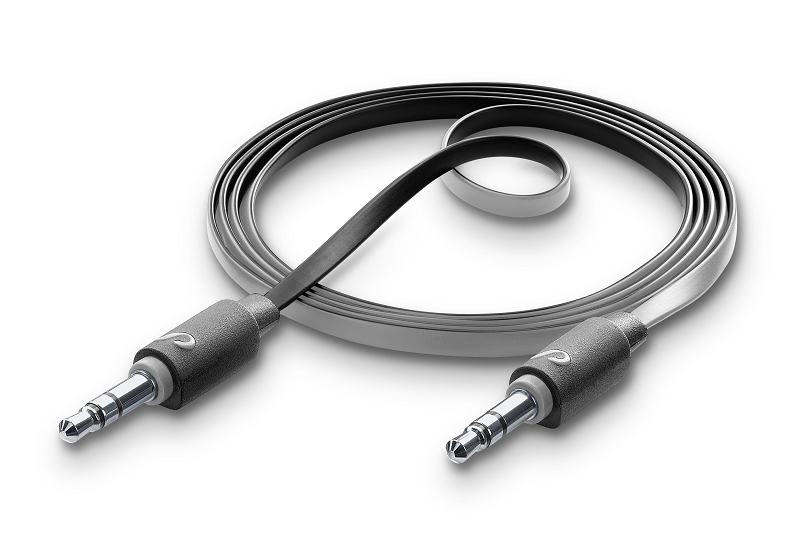 Cellular Line AUX Jack 3.5mm to 3.5mm 1m black