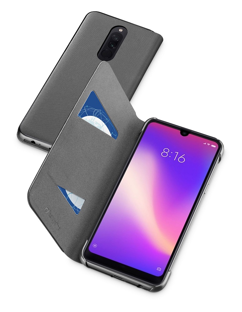 Cellular Line Book Clutch for Xiaomi Redmi 8 black