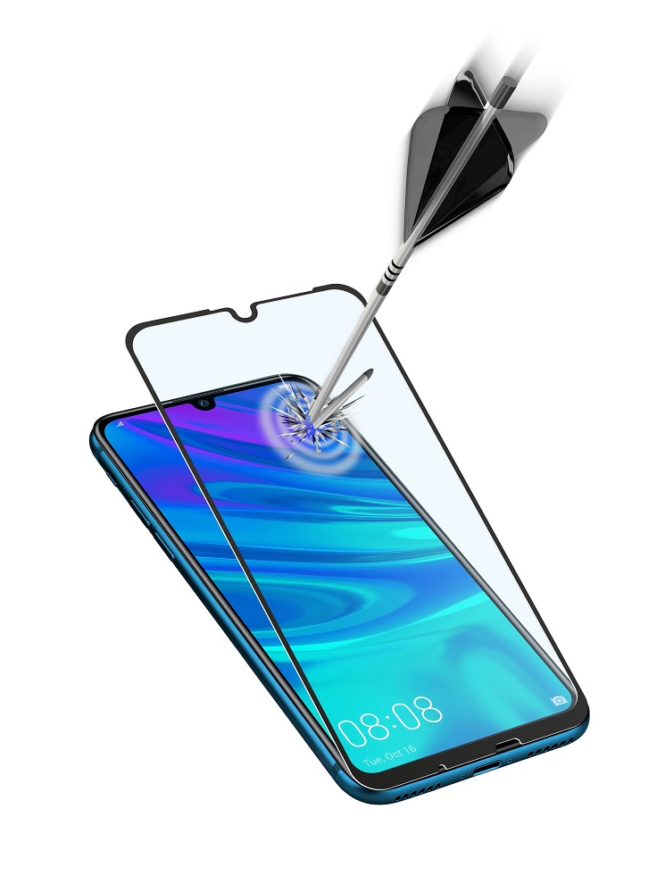 Cellular Line AntiShock Screen Protector Glass for Huawei P Smart 2019 black