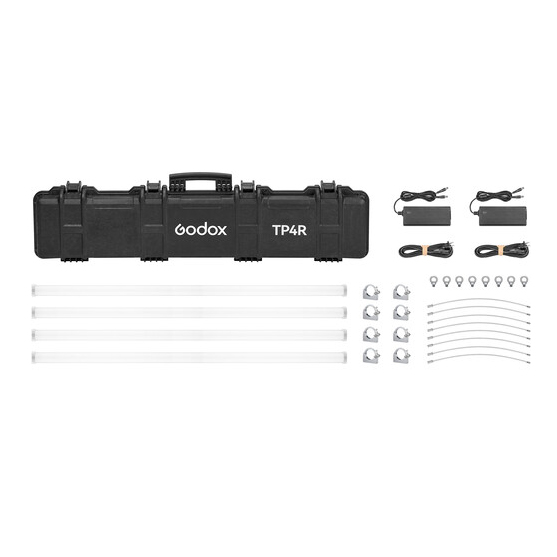 Godox TP4R-K4 Pixel RGBWW LED Tube Light 120cm (4Light Kit)