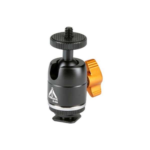 E-Image A08 Ballhead with Hot shoe adapter