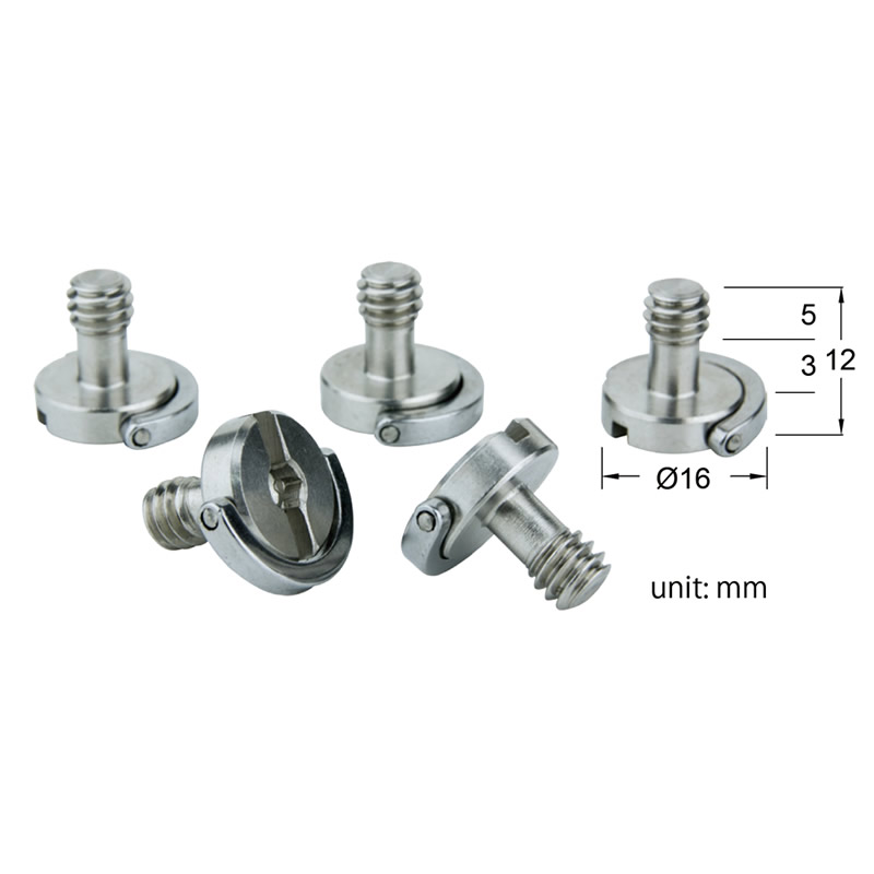 Kupo KS-135 1/4'' D-Ring Screws 8mm 5pcs