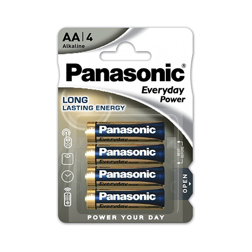 Panasonic Alkaline Everyday Power AA 1x4