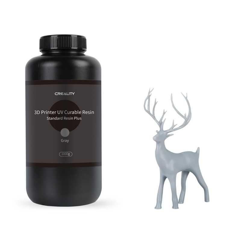 Creality Resin Plus Grey 1kg Standard Rigid Resin Plus for 3D Printers