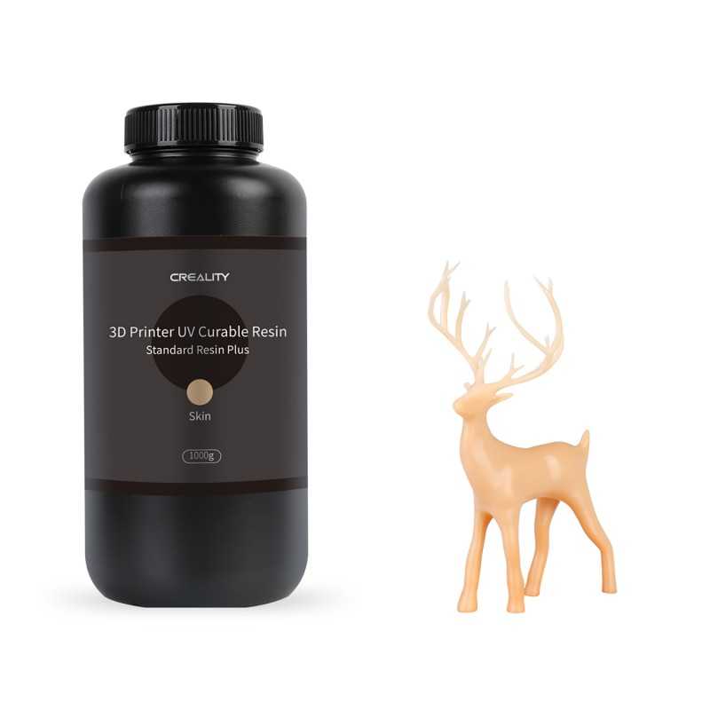 Creality Resin Plus Skin Flesh 1kg Standard Rigid Resin Plus for 3D Printers