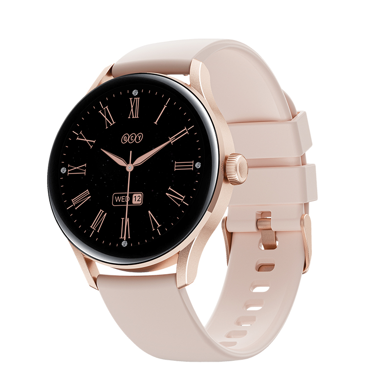 QCY Watch Elite S11 Pink Gold Small Metal 1,19" AMOLED