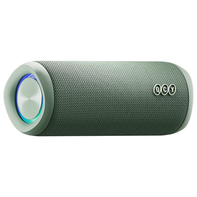 QCY SP7 Green Portable Bluetooth Speaker w Stereo Sound 40W