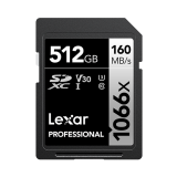 Lexar Professional SDXC 512GB 1066x V30 UHS-I SILVER Series