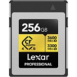 Lexar 256GB Professional CFexpress Type-B card, up to 3600MB/s read 3300MB/s write