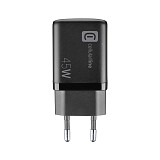 Cellular Line Gan Charger Dual USB-A, USB-C 45W black