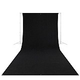 E-Image MB36 Muslin Fabric Background 3x6 Black