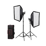 Godox Litemons LA200Bi-K2 Double Kit LED Light with Bowens mount (2800-6500K)
