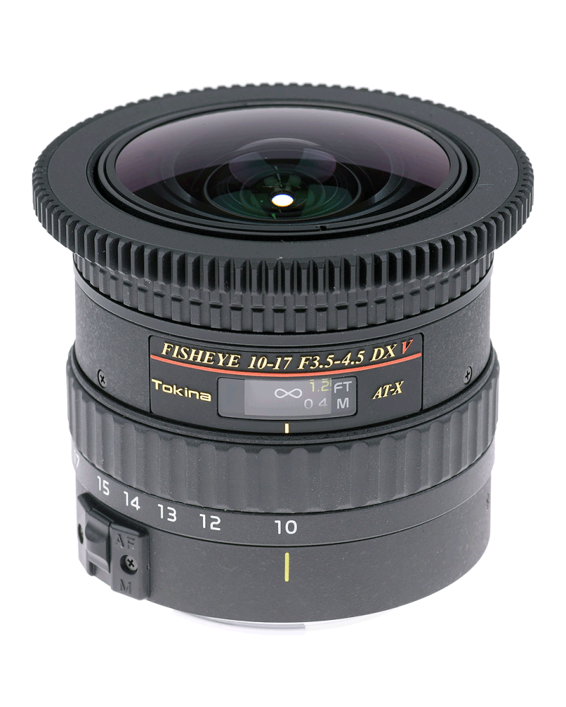 Tokina AT-X 10-17mm f/3.5-4.5 DX NH Fisheye Canon EF Video