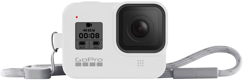 GoPro HERO8 Sleeve & Lanyard White Hot