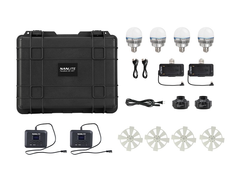 Nanlite PavoBulb 10C quadruple kit