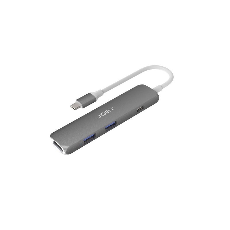 Joby USB-C Hub to USB-A & C PD Grey