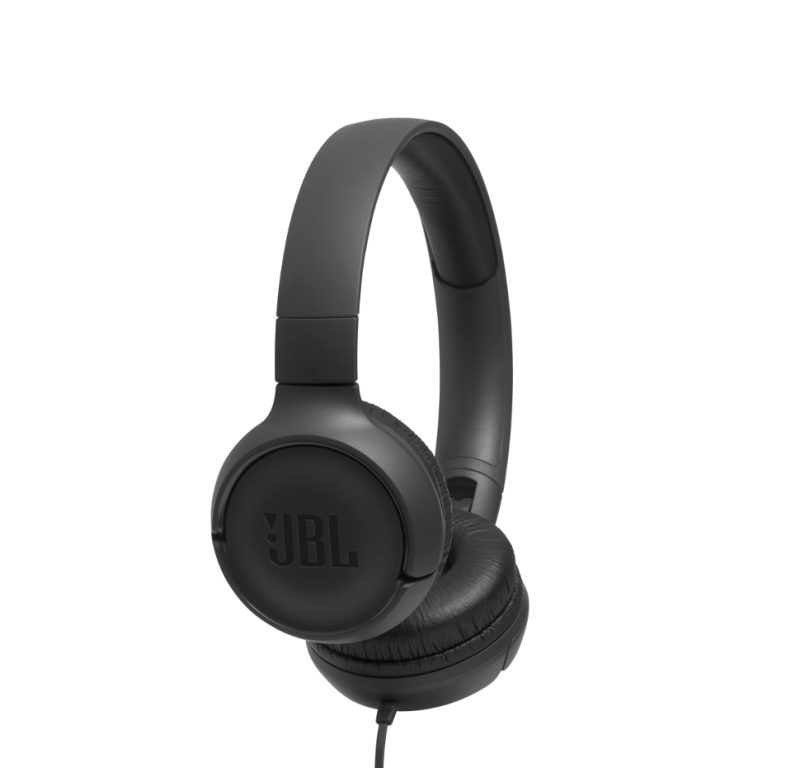 JBL Tune 500 OnEar Headphones Black