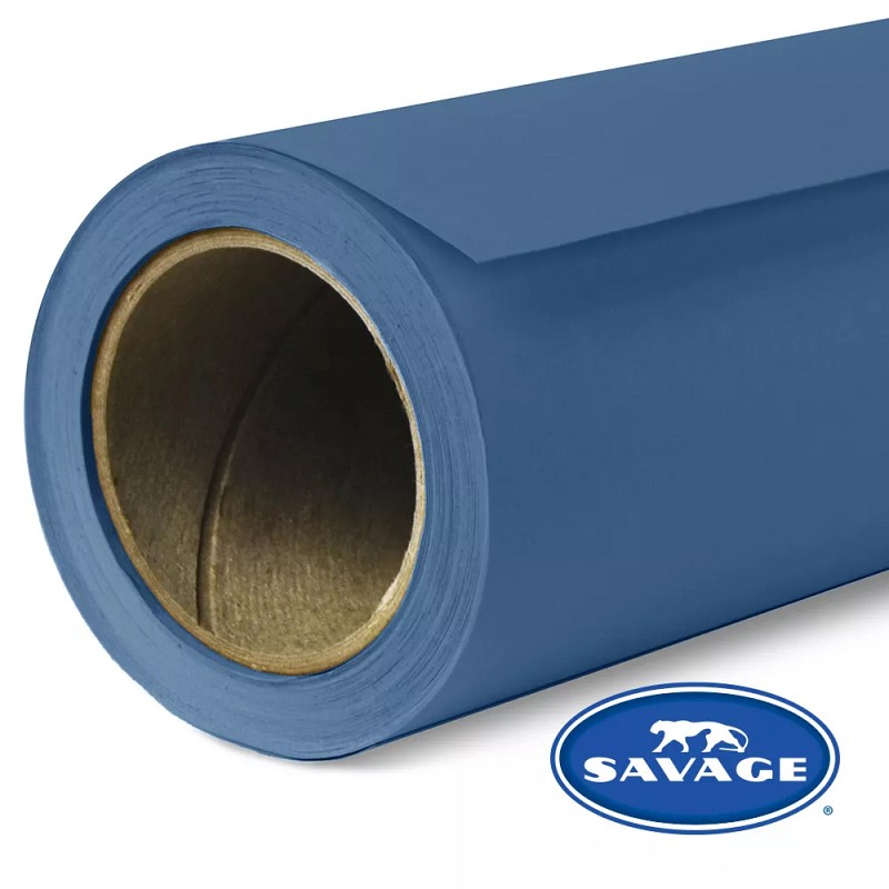 Savage 64-12 Background Paper 2.72x11m Blue Jean