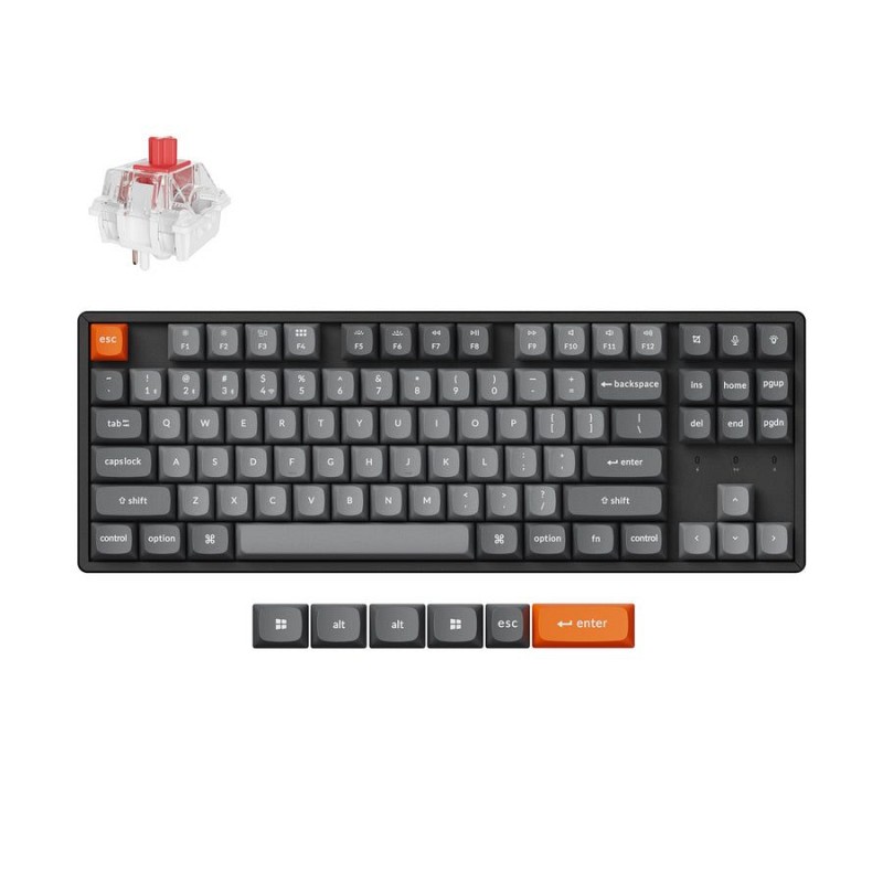 Keychron K8 Max (K8M-J1) QMK Wireless Mechanical Keyboard Red Switch