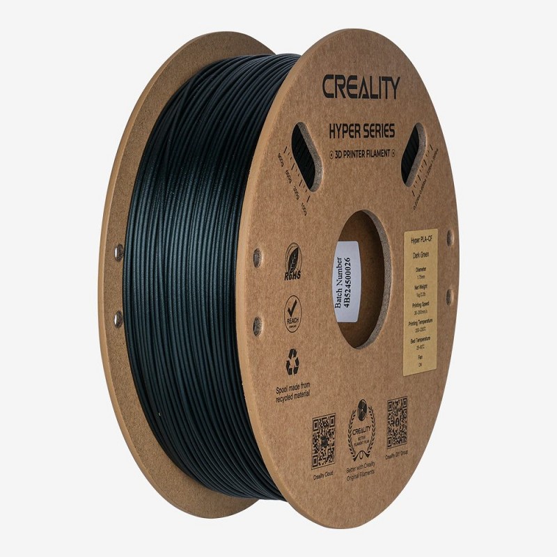 Creality Hyper PLA CF Dark Green Carbon Fiber 3D Printer Filament