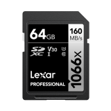 Lexar Professional SDXC 64GB 1066x V30 UHS-I SILVER Series