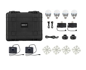 Nanlite PavoBulb 10C quadruple kit