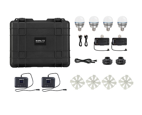 Nanlite PavoBulb 10C quadruple kit