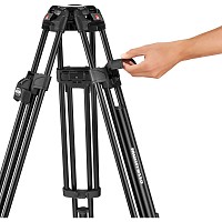 Manfrotto 504X & Alu Fast Twin Tripod