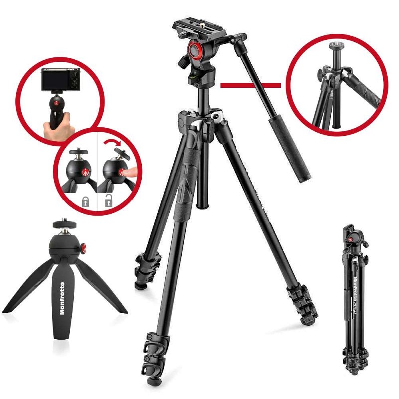 Manfrotto 290 Video Pixi Bundle