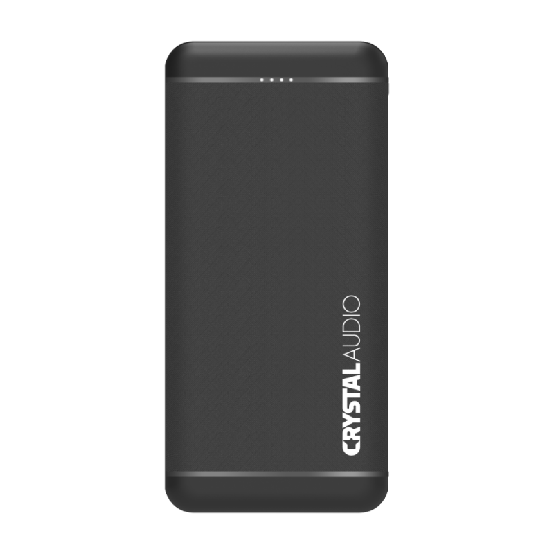 Crystal Audio Power Bank Dual 10.000mAh black