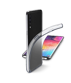 Cellular Line Fine Back Cover Silicone for Samsung Galaxy A50, A30s transparent