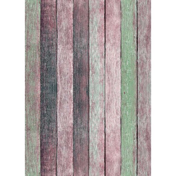 Westcott 627 X-Drop Background Vinyl 1.52x2.13m Rose Pastels Rustic Wood Matte