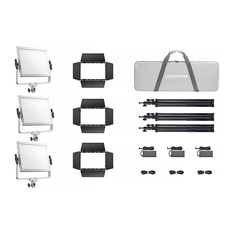Godox Litemons LP400R K3 RGB 36W LED Light Panel 3 Light Kit