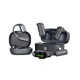 Hollyland LARK MAX 2 Ultimate Combo Wireless Microphone (2TX + 1RX + OWS) Space Grey