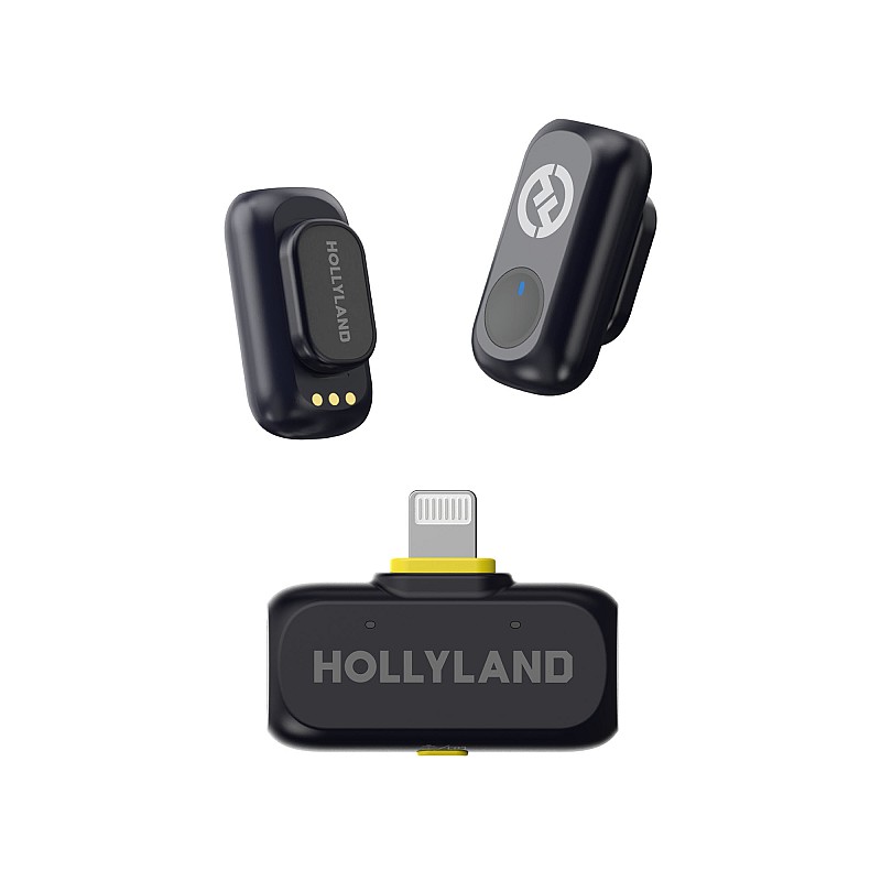 Hollyland LARK A1 Mini Duo Lightning Wireless Microphone (2TX + 1RX) Space Grey