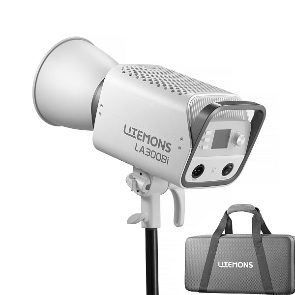 Godox Litemons LA300Bi K1 330W COB LED Light Bi-Color 2800-6500K Bowens Mount + Carry Bag
