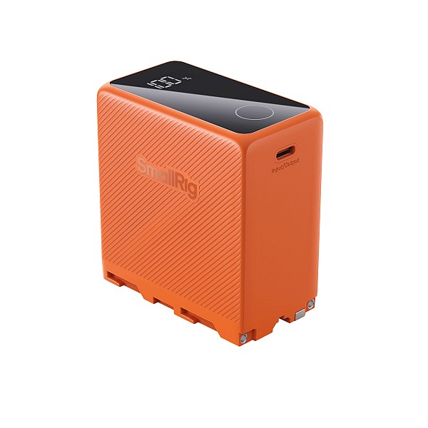 SmallRig 4576 Battery for Sony NP-F970 with USB-C 10500mAh Orange