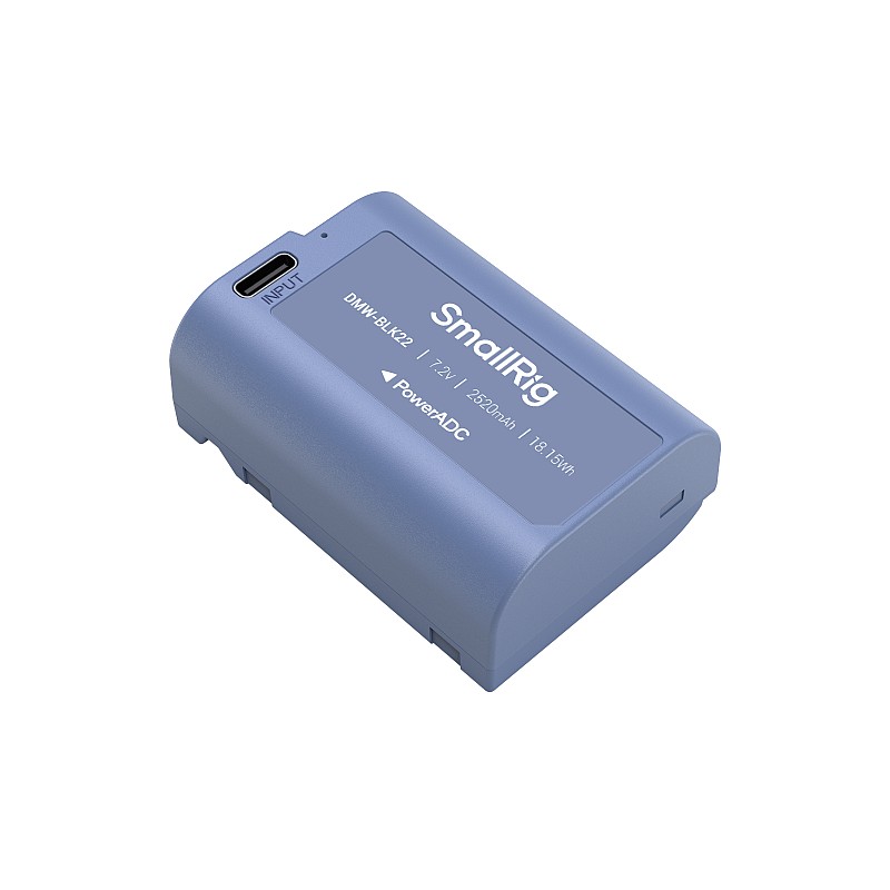 SmallRig 4906 Battery for Panasonic DMW-BLK22 with USB-C