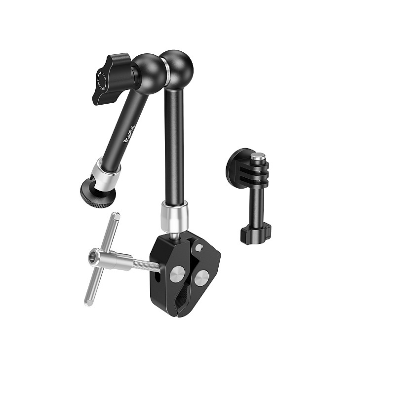 SmallRig 5605 Clamp with Magic Arm and Action Camera Mount