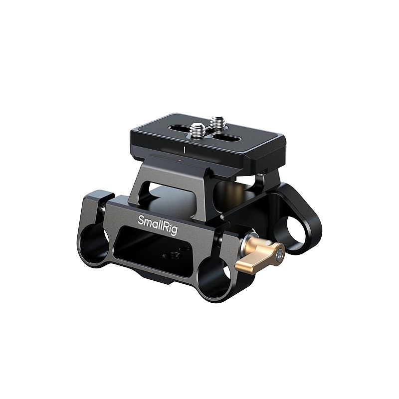 SmallRig 5365 Arca-Type Mount Plate Kit with 15mm Dual Rod Clamp