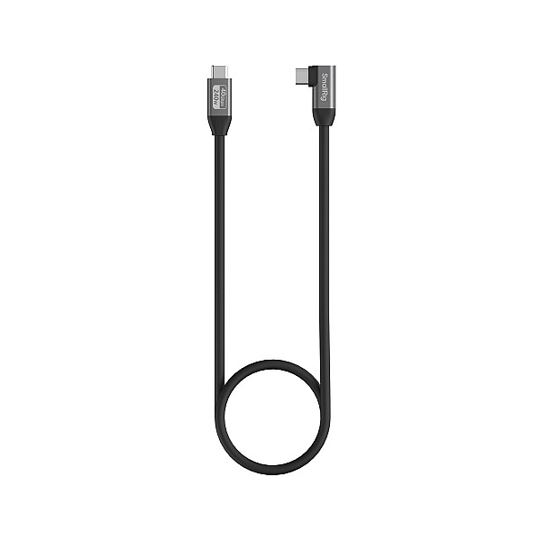 SmallRig 5732 USB-C Date Cable Straight to Angled 100cm (40Gbps + 240W + 8K)