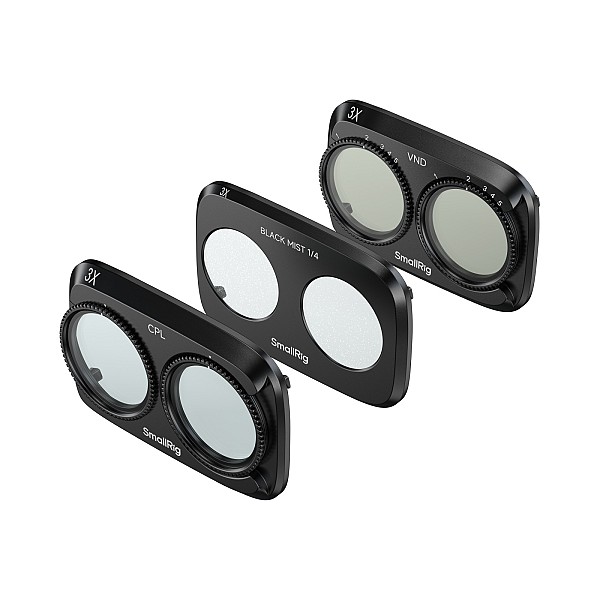 SmallRig 6649 Filter Set for DJI Osmo Pocket 4P (VND, CPL & Black Diffusion)
