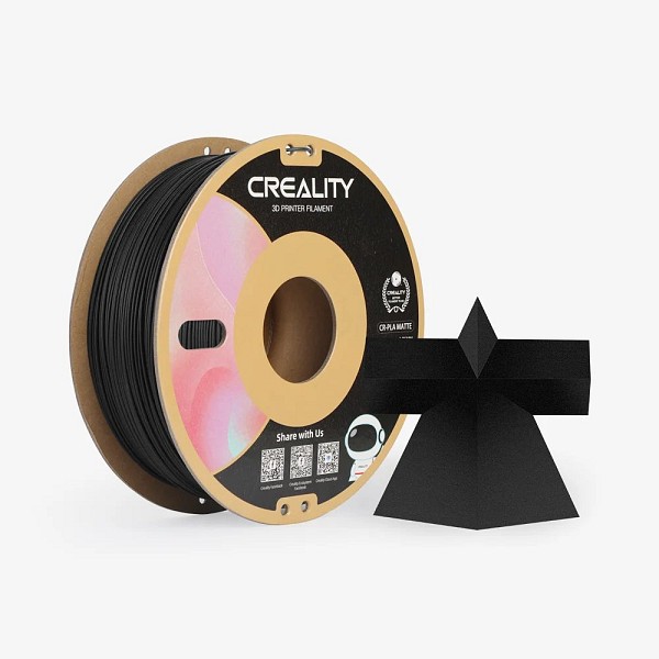 Creality CR-PLA Matte Black 3D Printer Filament 1kg